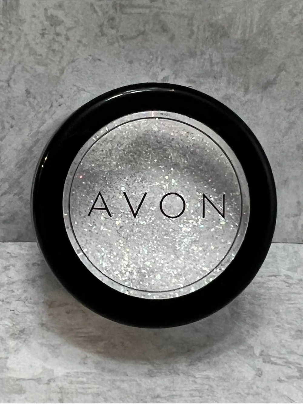Discontinued 2012 Avon Iridescent Nail Glitter Jar